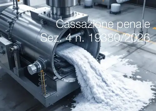 CP Sez. 4 del 28 maggio 2026 n. 19380